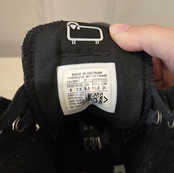 Converse x Woolrich Chuck Taylor's M 6 W 7.5 - Picture 15 of 15